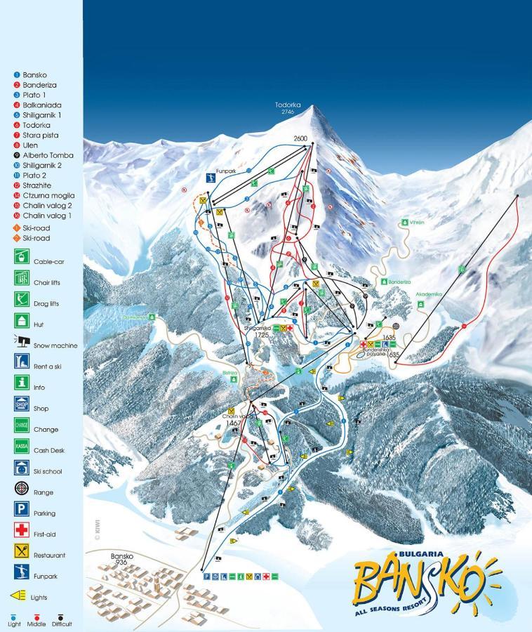 Aspen Ski And Golf Resort Bansko Luaran gambar